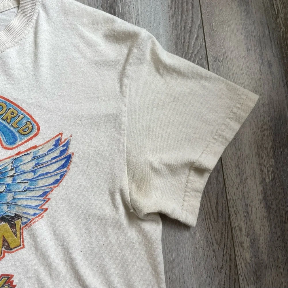 [SOLD] Van Halen 1984 Graphic Tee in Cream - Picture 5 of 7